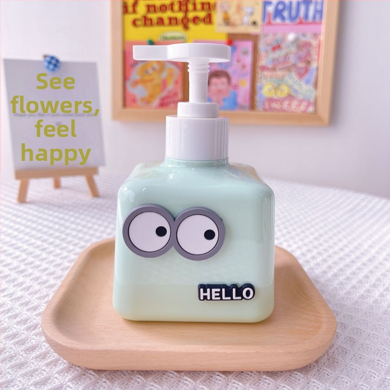 Μπουκάλι με αντλία για υγρά – φορητό, με σχέδιο με υπο-πακεταρίσματος, κατάλληλο για απολυμαντικό χεριών, σαμπουάν, αφρόλουτρο, λοσιόν και λάδι καθαρισμού