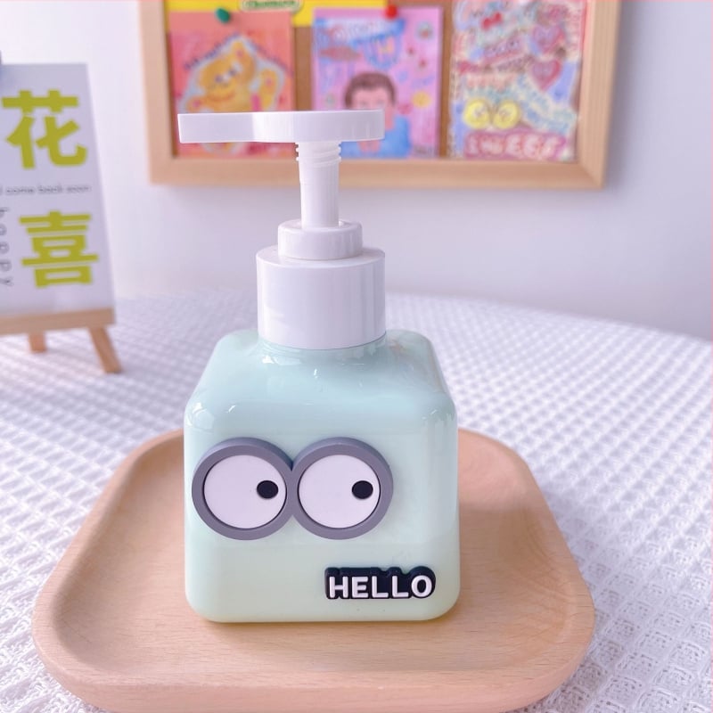 Μπουκάλι με αντλία για υγρά – φορητό, με σχέδιο με υπο-πακεταρίσματος, κατάλληλο για απολυμαντικό χεριών, σαμπουάν, αφρόλουτρο, λοσιόν και λάδι καθαρισμού