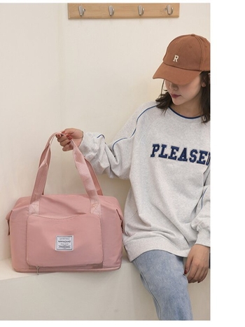 Αναδιπλώσιμη τσάντα ταξιδιού για σπορ και γυμναστική, αδιάβροχη, διαχωρισμός στεγνών και υγρών, ύφασμα Oxford, μεγάλη χωρητικότητα