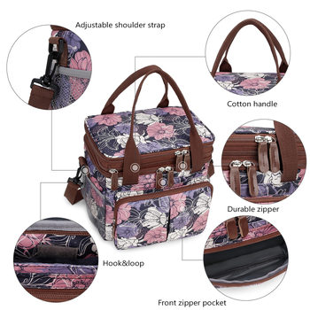 Τσάντα μεσημερινού με μόνωση και αδιάβροχο σχέδιο· φορητή, αναδιπλούμενη, λειτουργία πλήρωσης με νερό· κατάλληλη ως τσάντα ψύξης για πάγο και πικ νικ (Oxford ύφασμα).