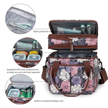 Τσάντα μεσημερινού με μόνωση και αδιάβροχο σχέδιο· φορητή, αναδιπλούμενη, λειτουργία πλήρωσης με νερό· κατάλληλη ως τσάντα ψύξης για πάγο και πικ νικ (Oxford ύφασμα).