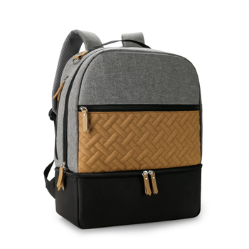 Ταξιδιωτική τσάντα πλάτης για μαμά και μωρό με μόνωση αποθήκευσης φαγητού, αδιάβροχο και διαπνέον PVC ύφασμα, ελαφριά, με διαχωρισμό υγρών-ξηρών