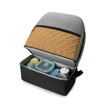 Ταξιδιωτική τσάντα πλάτης για μαμά και μωρό με μόνωση αποθήκευσης φαγητού, αδιάβροχο και διαπνέον PVC ύφασμα, ελαφριά, με διαχωρισμό υγρών-ξηρών