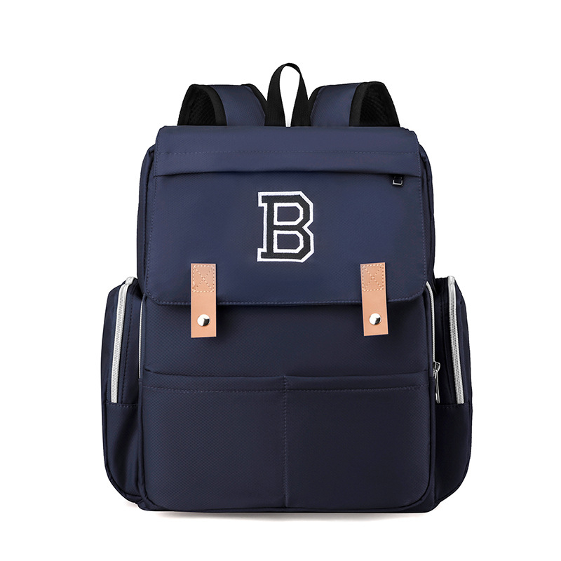 Σετ δύο τσαντών μαμά-μπέμπι με στρώμα για πάνες, εξωτερικό ύφασμα Oxford, επένδυση πολυεστέρα, ιμάντες με αερόσφυξεις, μόνωση και προστασία της σπονδυλικής στήλης