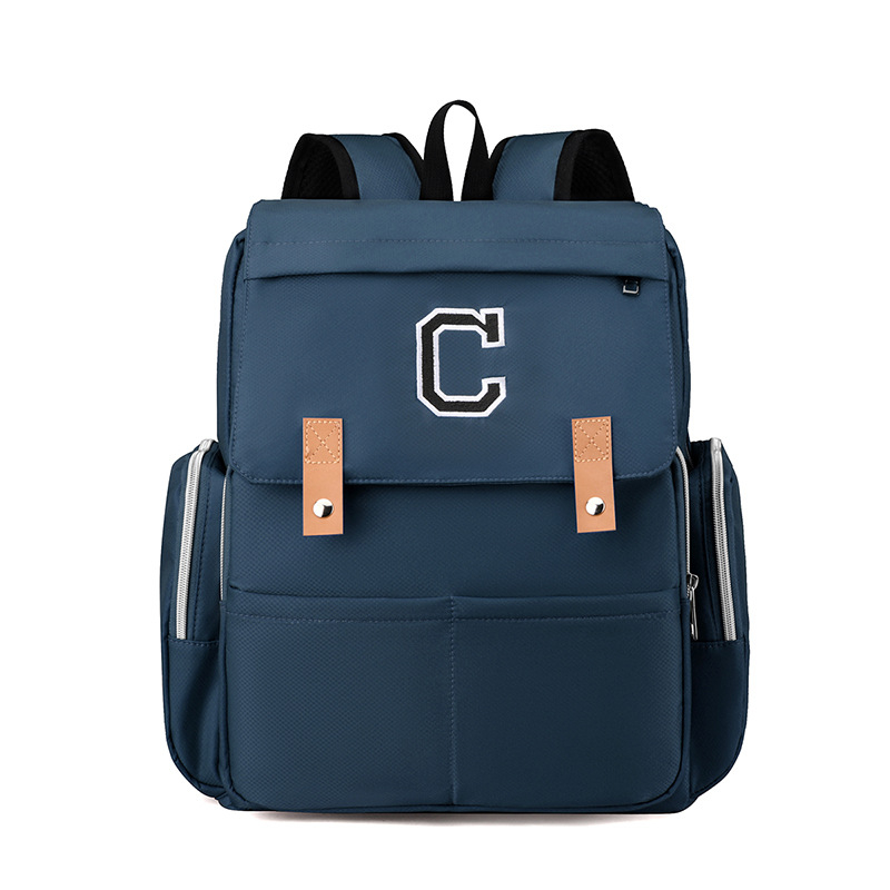 Σετ δύο τσαντών μαμά-μπέμπι με στρώμα για πάνες, εξωτερικό ύφασμα Oxford, επένδυση πολυεστέρα, ιμάντες με αερόσφυξεις, μόνωση και προστασία της σπονδυλικής στήλης