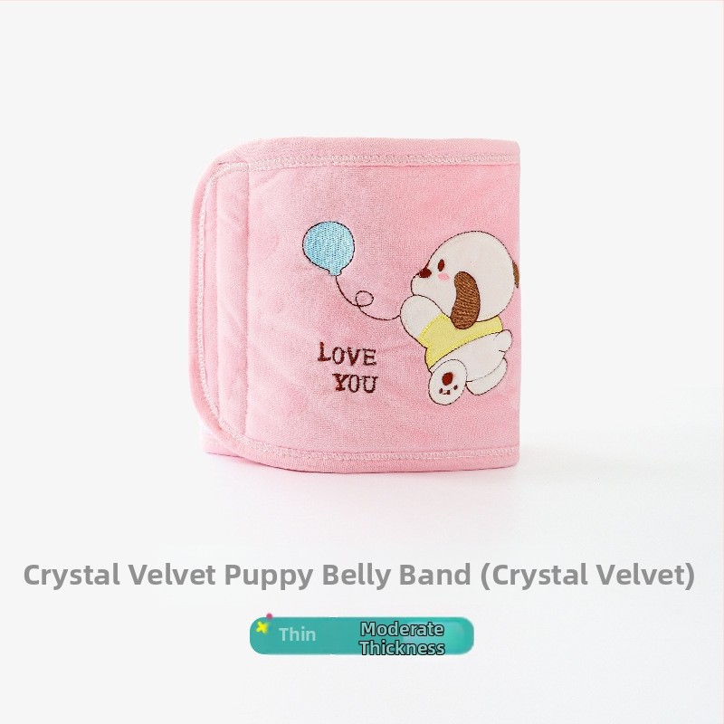 Новородено коремно увиване, памучен материал с подплатен флис, марка DoDojami/Doodle Jamie, защита на корема за бебета 0–12 месеца