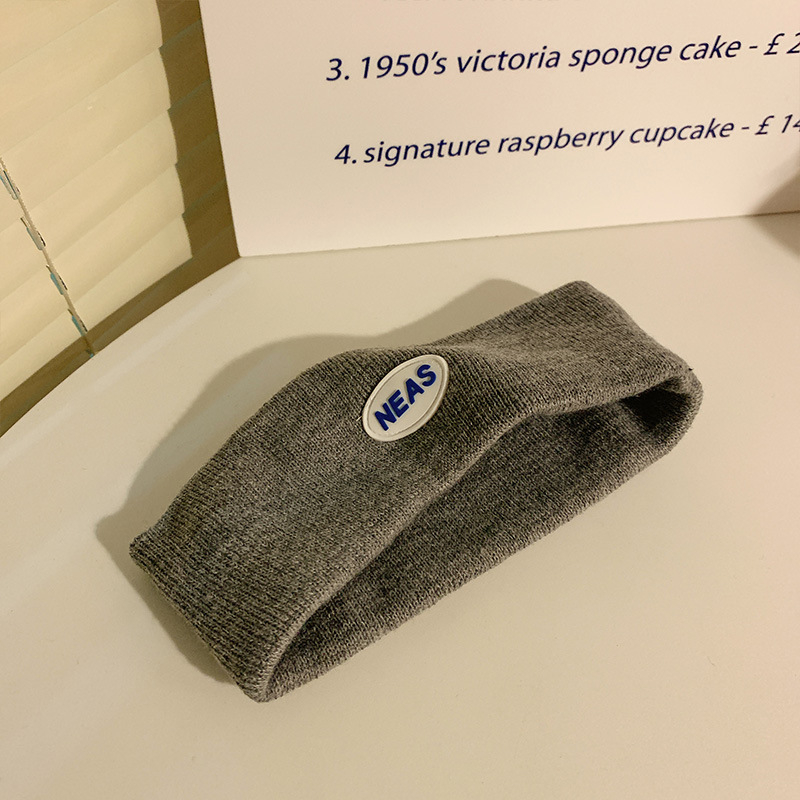 Tekuća traka za glavu s natpisima, japanski/korejski stil, karirani uzorak, SP2087