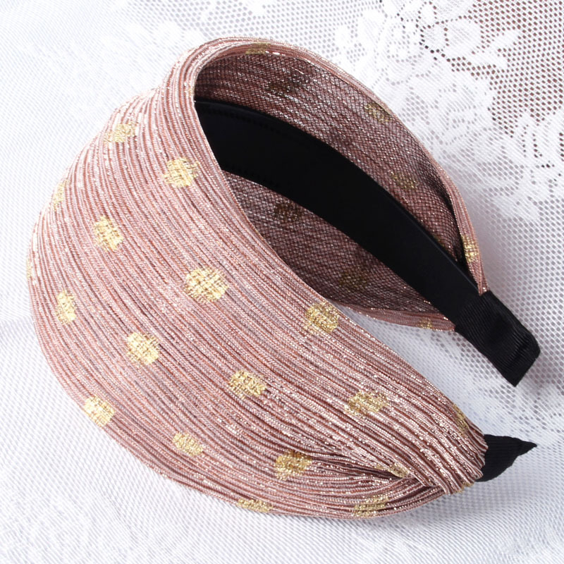 Galvas lente no tīkla materiāla, retro sievietes stils, polka punktu raksts