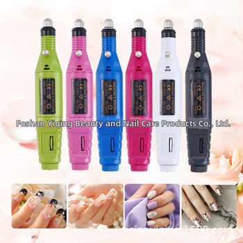 USB pildspalvas stilā nagu slīpētājs, modelis YQ-100, Guangzhou ražots, 157 g