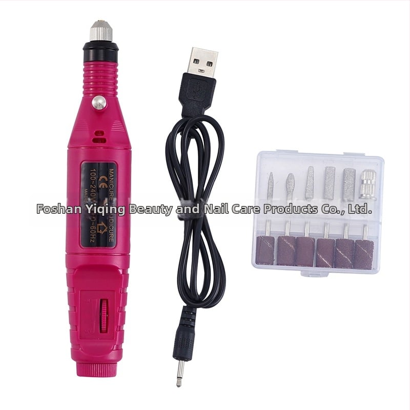 USB pildspalvas stilā nagu slīpētājs, modelis YQ-100, Guangzhou ražots, 157 g