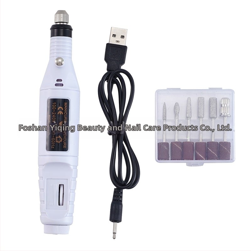 USB pildspalvas stilā nagu slīpētājs, modelis YQ-100, Guangzhou ražots, 157 g