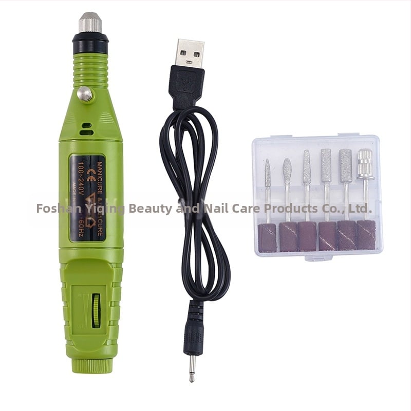 USB pildspalvas stilā nagu slīpētājs, modelis YQ-100, Guangzhou ražots, 157 g
