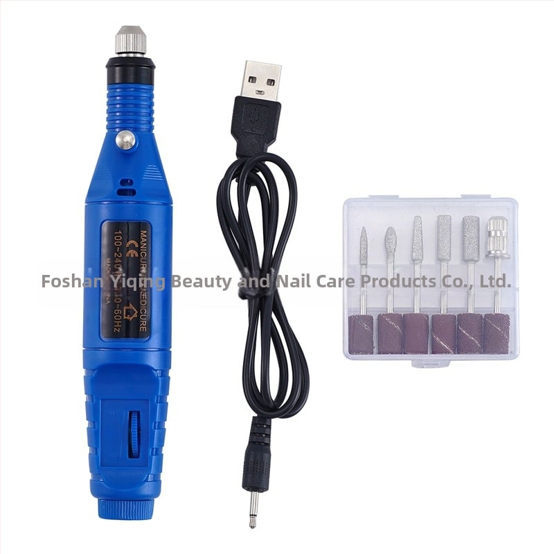 USB pildspalvas stilā nagu slīpētājs, modelis YQ-100, Guangzhou ražots, 157 g