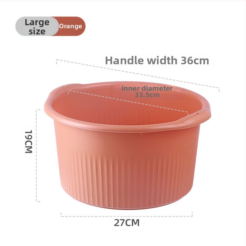 Πλαστικός κυκλικός βαθύς κάδος για μασάζ και μπάνιο ποδιών, οικιακή χρήση