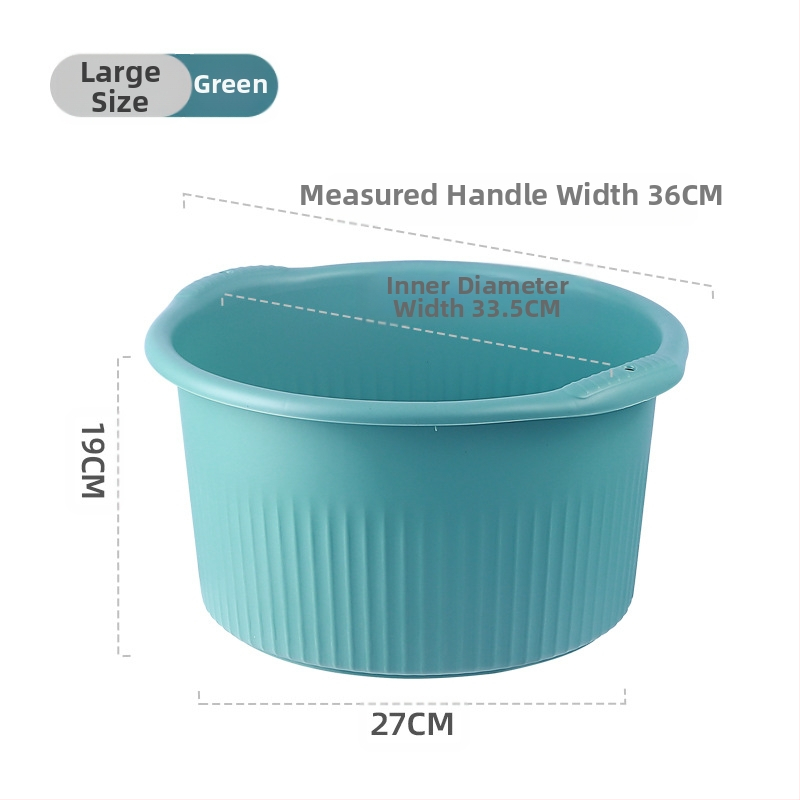 Πλαστικός κυκλικός βαθύς κάδος για μασάζ και μπάνιο ποδιών, οικιακή χρήση