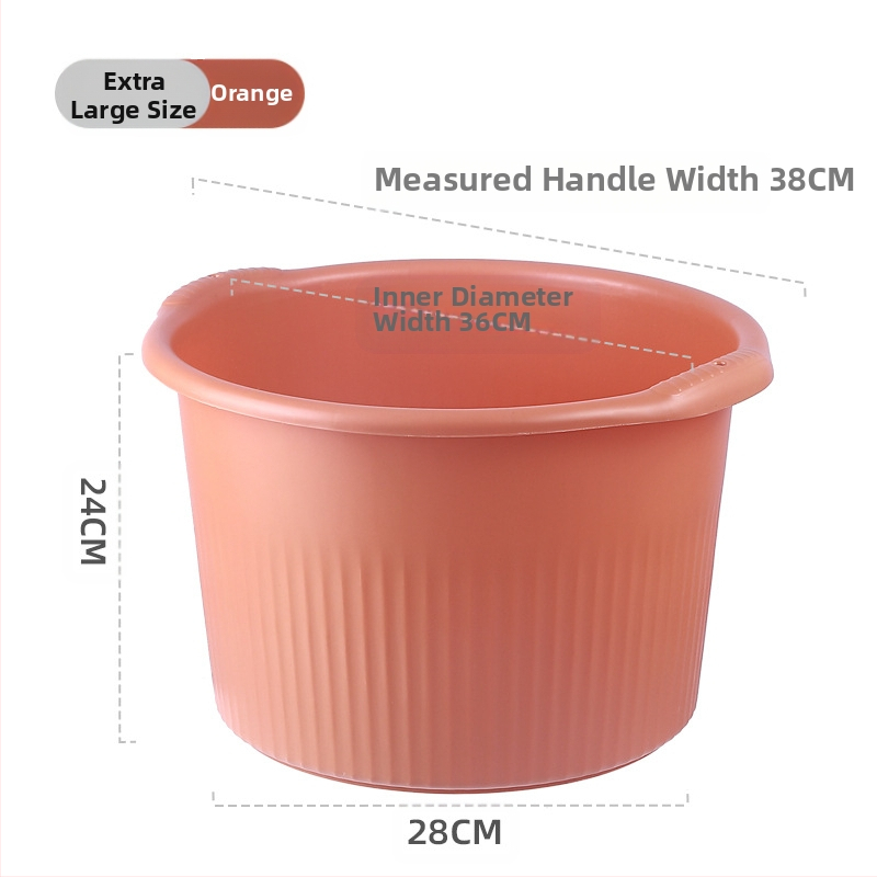 Πλαστικός κυκλικός βαθύς κάδος για μασάζ και μπάνιο ποδιών, οικιακή χρήση