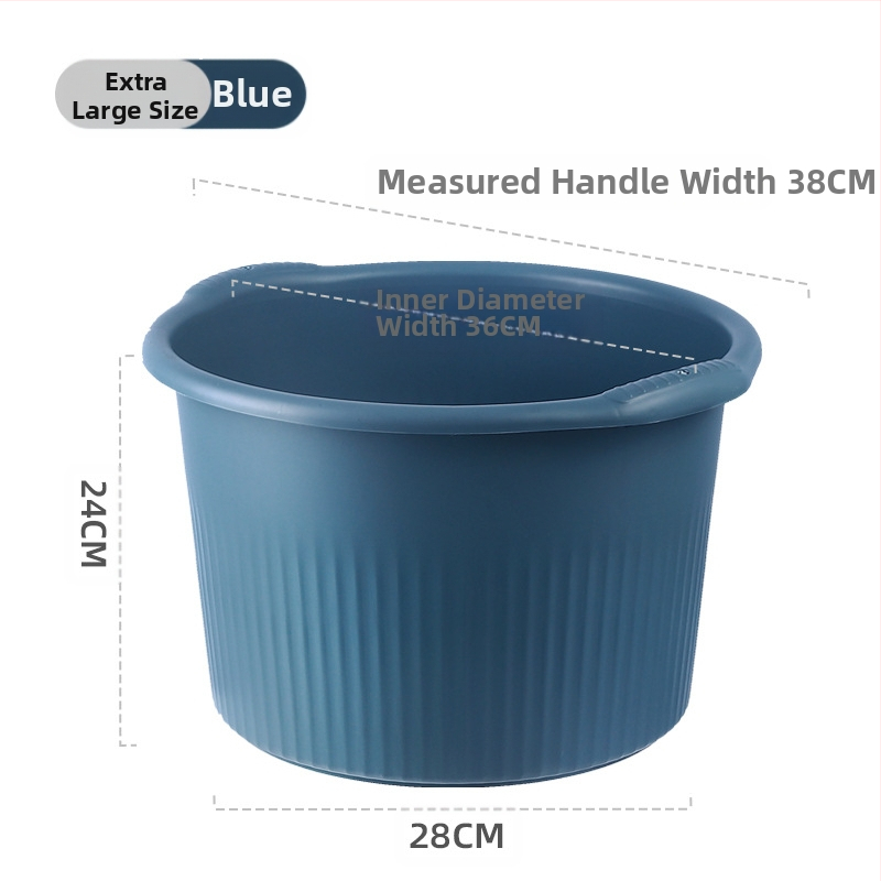 Πλαστικός κυκλικός βαθύς κάδος για μασάζ και μπάνιο ποδιών, οικιακή χρήση