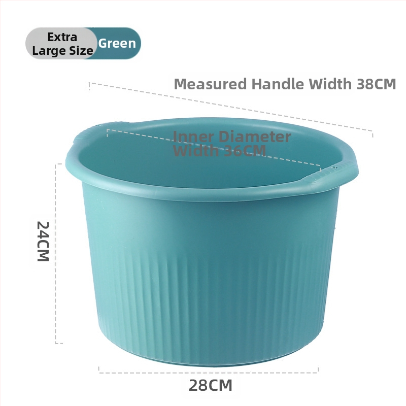 Πλαστικός κυκλικός βαθύς κάδος για μασάζ και μπάνιο ποδιών, οικιακή χρήση