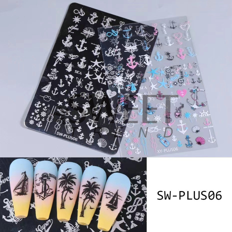 Πλάκα στίγμα νυχιών, 3D panda με λουλούδια και φύλλα, κρεμαστό σε σχήμα κεφαλιού γάτας, ανοξείδωτο ατσάλι, 10 g