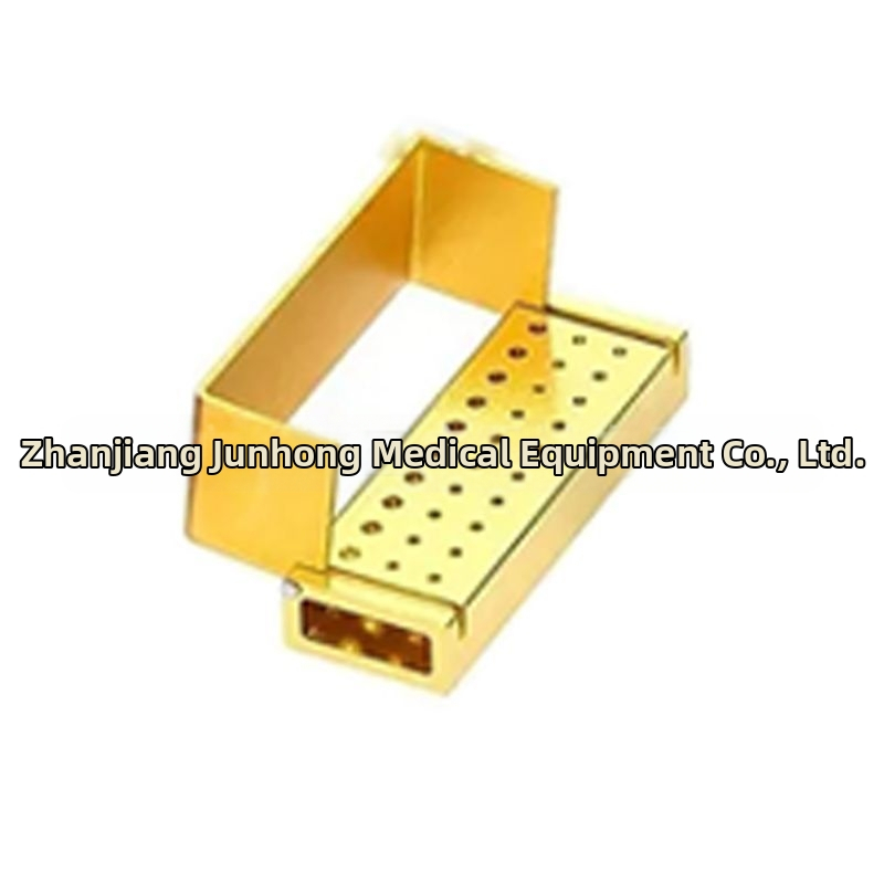 Zobārstniecības adatu uzglabāšanas kastīte, metaliska, 30 atveres, sterilizācija, augstas temperatūras izturība, JUMTOP