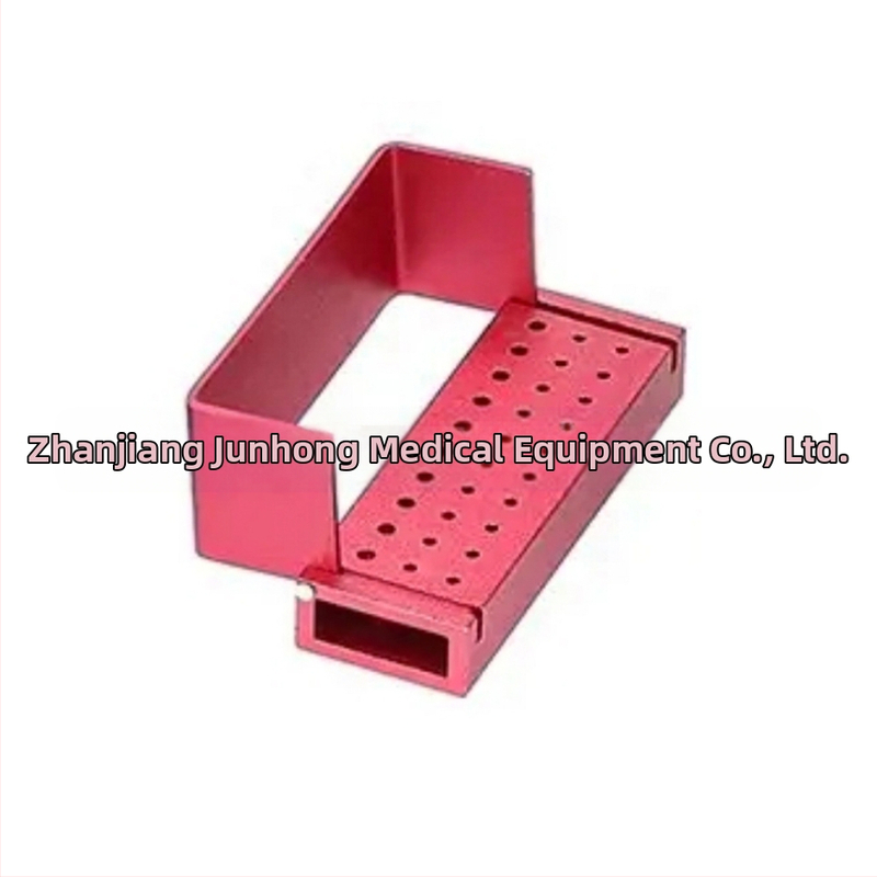 Zobārstniecības adatu uzglabāšanas kastīte, metaliska, 30 atveres, sterilizācija, augstas temperatūras izturība, JUMTOP