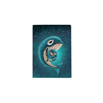 Pases turētājs — PU āda, anime karikatūras raksts, neitrāls sievietēm un vīriešiem, sintētiska oderējuma iekšpuse, sertifikātu turētājs