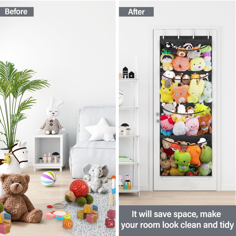 Torba za pohranu igračaka – kubična, od netkanog materijala, za dnevnu sobu, moderan minimalistički stil