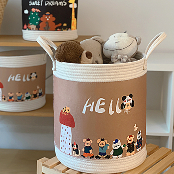 Κάδος αποθήκευσης από ύφασμα για γραφείο, παιδικός, στυλ καρτούν, 1 kg, Nayi Liangpin