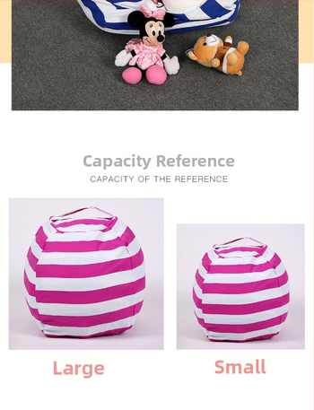 Κυλινδρική τσάντα αποθήκευσης για μαλακά παιχνίδια, πολυεστέρας, με λαβή και φερμουάρ, κατάλληλη για γραφείο, υπνοδωμάτιο και σαλόνι