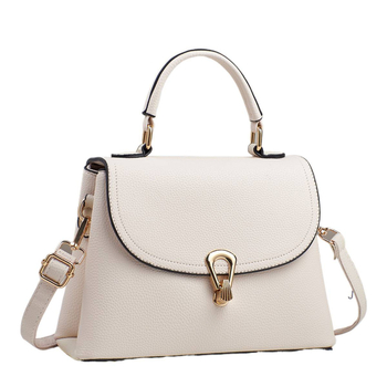 Τσάντα χεριού PU, οριζόντιο τετράγωνο σχήμα, κλείσιμο με φερμουάρ, πολλαπλές εσωτερικές θήκες, επένδυση πολυεστέρα