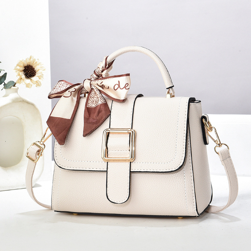 Heavenly Bright női PU bucket crossbody táska belső patch zsebbel, zipzáras nyitás, poliészter bélés – mindennapi használat, 2025 tavasza