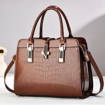 Τσάντα ώμου Crossbody από PU, σχήματος κελύφους, μαγνητικό κλείσιμο, εσωτερική θήκη με φερμουάρ