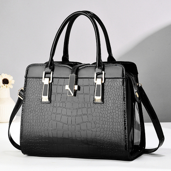 Τσάντα ώμου Crossbody από PU, σχήματος κελύφους, μαγνητικό κλείσιμο, εσωτερική θήκη με φερμουάρ