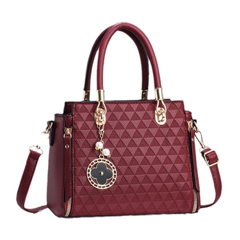 Koreai stílusú női táska nagy kapacitással — crossbody egy vállon viselhető, PU anyag, Locomotive bag, horizontális négyzetes forma, cipzár