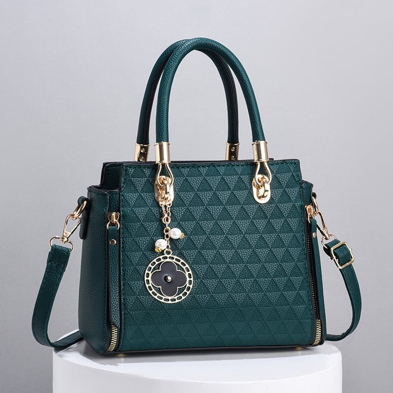 Koreai stílusú női táska nagy kapacitással — crossbody egy vállon viselhető, PU anyag, Locomotive bag, horizontális négyzetes forma, cipzár