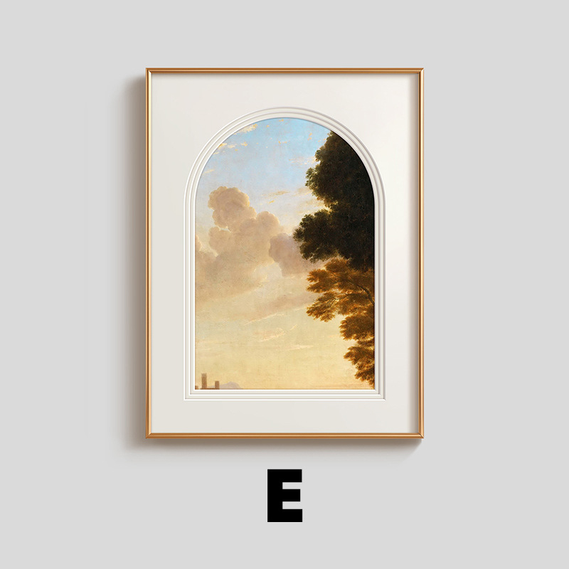 Декоративна окачена стенопис за хол и вход, алуминиево-сплавна рамка, платнена основа, абстрактна живопис, модерен минималистичен стил.