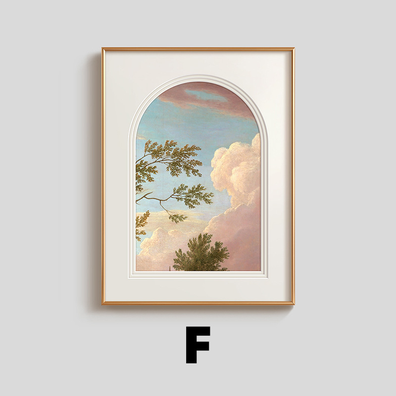 Декоративна окачена стенопис за хол и вход, алуминиево-сплавна рамка, платнена основа, абстрактна живопис, модерен минималистичен стил.