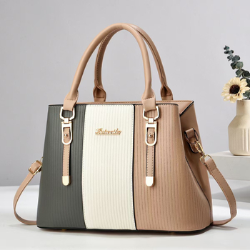 Τσάντα ώμου σε σχήμα κουτιού | PU υλικό, στυλ δρόμου, φερμουάρ, επένδυση πολυεστέρα