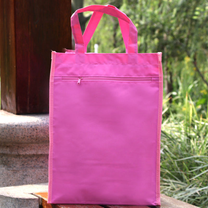 Oxford чанта за файлове с цип, двуслойна чанта за документи и ноти за пиано, модел A4A, възможност за печат на лого