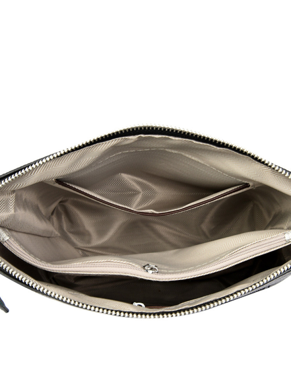 Dumpling Bucket Bag (Stílus: városi egyszerűség; Anyag: PU; Táska stílusa: bucket bag; Forma: bucket típus; Nyitás: cipzár)