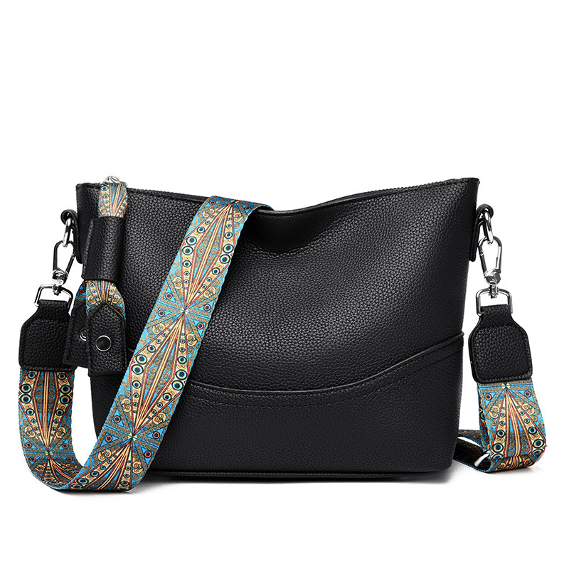 Dumpling Bucket Bag (Stílus: városi egyszerűség; Anyag: PU; Táska stílusa: bucket bag; Forma: bucket típus; Nyitás: cipzár)