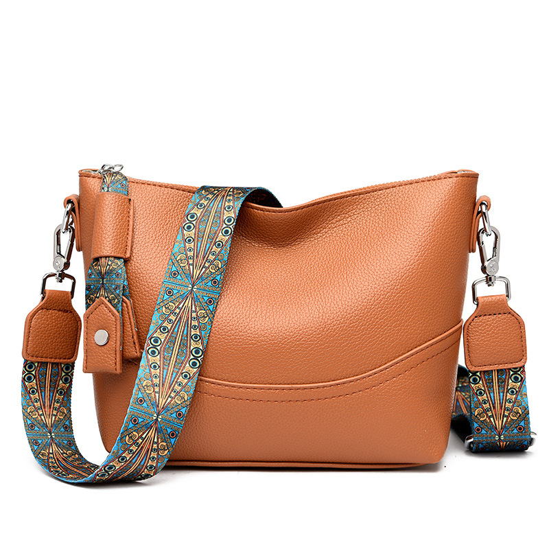Dumpling Bucket Bag (Stílus: városi egyszerűség; Anyag: PU; Táska stílusa: bucket bag; Forma: bucket típus; Nyitás: cipzár)
