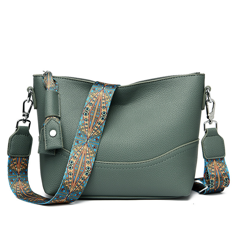 Dumpling Bucket Bag (Stílus: városi egyszerűség; Anyag: PU; Táska stílusa: bucket bag; Forma: bucket típus; Nyitás: cipzár)