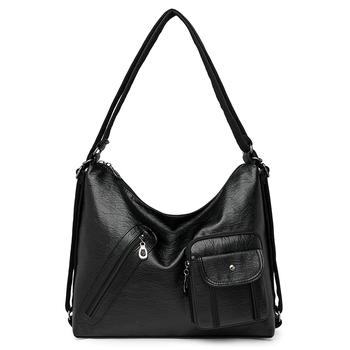 Τσάντα Tote από PU | επένδυση από πολυεστέρα | κλείσιμο με φερμουάρ | εσωτερικές θήκες: θήκη με φερμουάρ και θήκη για κινητό