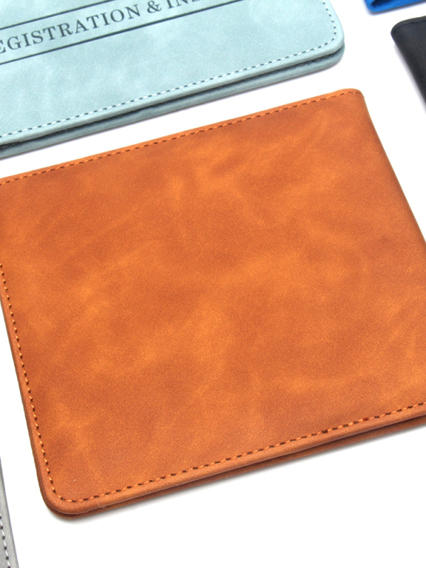 Dokumentu turētājs vadītāja apliecībai un apdrošināšanas dokumentiem, PU āda, 1 locīšana, biznesa ceļojumu stils, ikdienas lietošanai