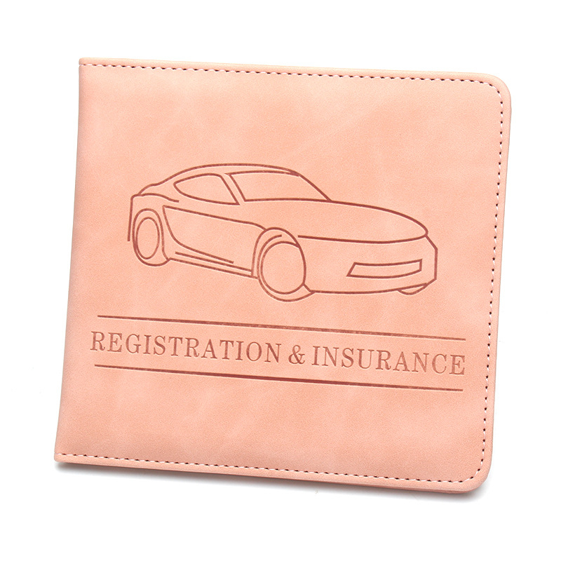 Dokumentu turētājs vadītāja apliecībai un apdrošināšanas dokumentiem, PU āda, 1 locīšana, biznesa ceļojumu stils, ikdienas lietošanai