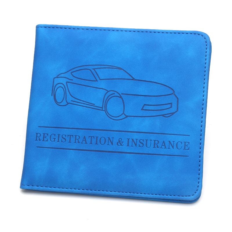 Dokumentu turētājs vadītāja apliecībai un apdrošināšanas dokumentiem, PU āda, 1 locīšana, biznesa ceļojumu stils, ikdienas lietošanai