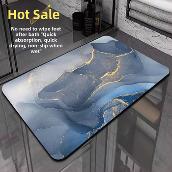 Χαλάκι δαπέδου από EVA αφρό, με ριγέ σχέδιο, τετράγωνο σχήμα, πλένεται