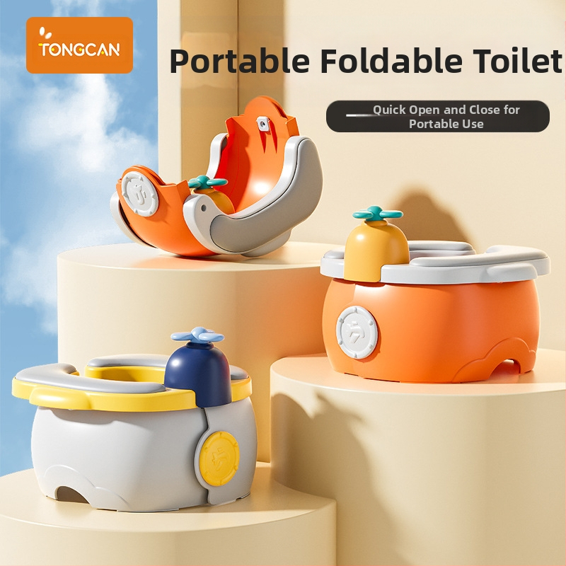 Tong Can Φορητός Αναδιπλούμενος Τουαλέτα για Παιδιά – Κατάλληλη για Ταξίδι με Αυτοκίνητο