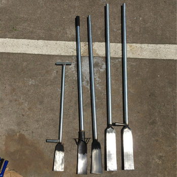 Σφυρηλατημένη λαβή από χάλυβα για δέντρα με δυνατότητες σκάλψίματος οπών, μεταφύτευσης, ανύψωσης φυτών και σκαψίματος ριζών